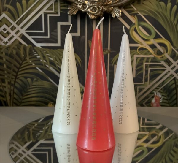 Advent Candle Red 15cm