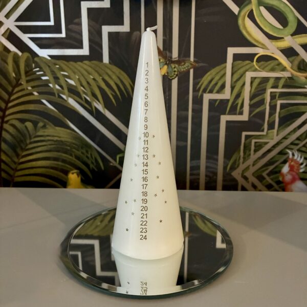 Advent Candle Ivory 15cm