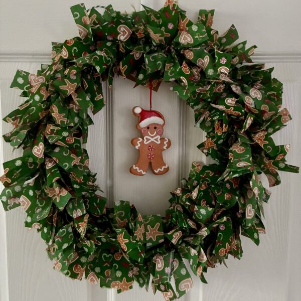 Christmas Wreath Santa Claus is....