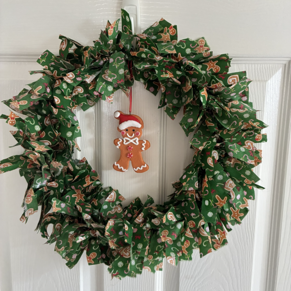 Christmas Wreath Santa Claus is....