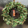 Christmas Wreath Santa Claus is....