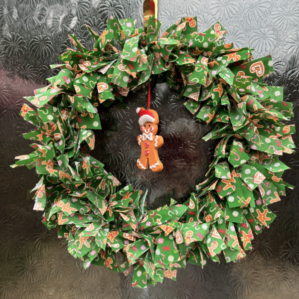 Christmas Wreath Santa Claus is....